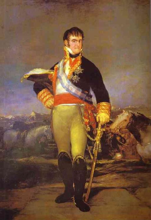 Francisco Jose de Goya Portrait of Ferdinand Germany oil painting art